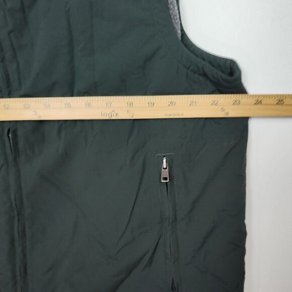 L.L. Bean Full-zip Vest Men's Size L Regular Green Fleece Lining Zipped Pockets - Picture 4 of 9